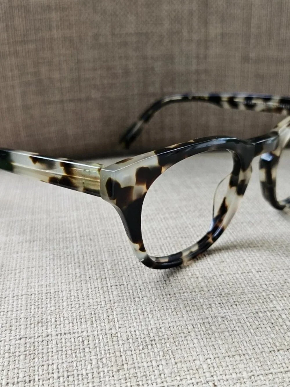 Warby Parker Women Eyeglasses Frame Gray Tortoise Eyewear CASPAR 245 Glasses